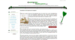 Desktop Screenshot of gaspreise-vergleich.net