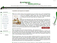 Tablet Screenshot of gaspreise-vergleich.net